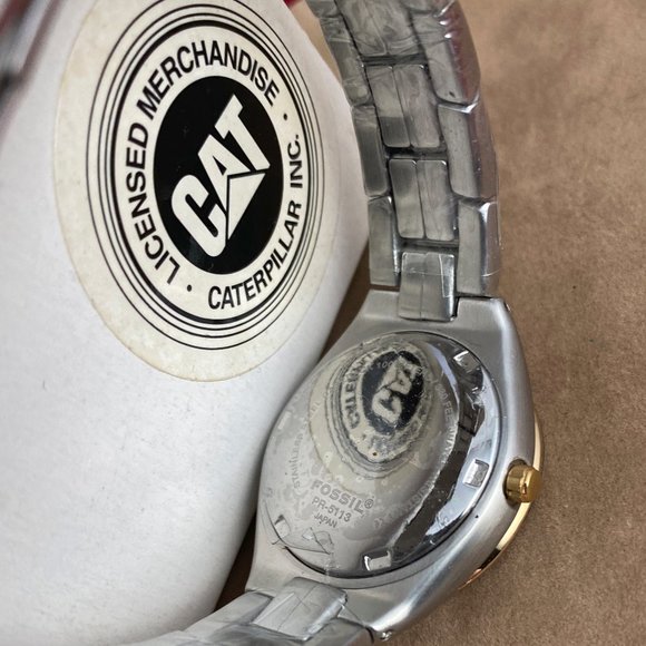 Vintage NOS Caterpillar Company Watch by Fossil - Picture 2 of 8